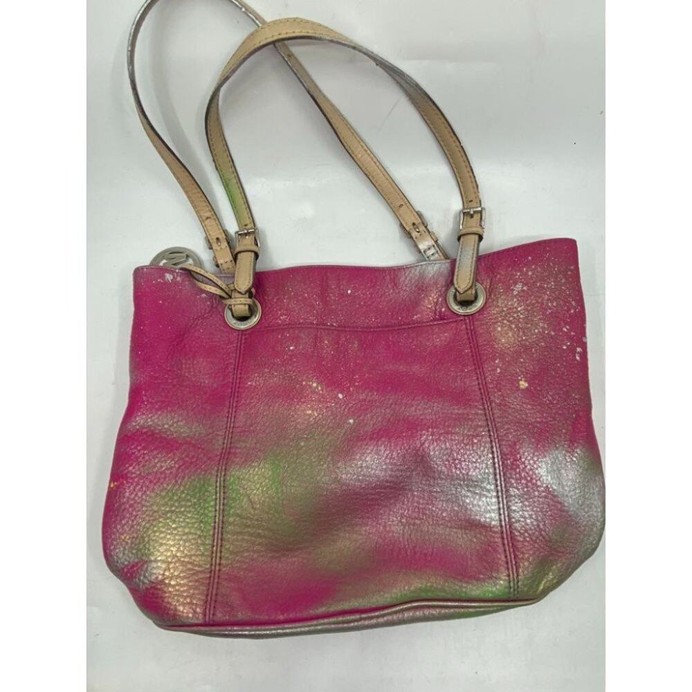 Michael Kors Leather Bag Customized Pink Gold - Picture 5 of 13